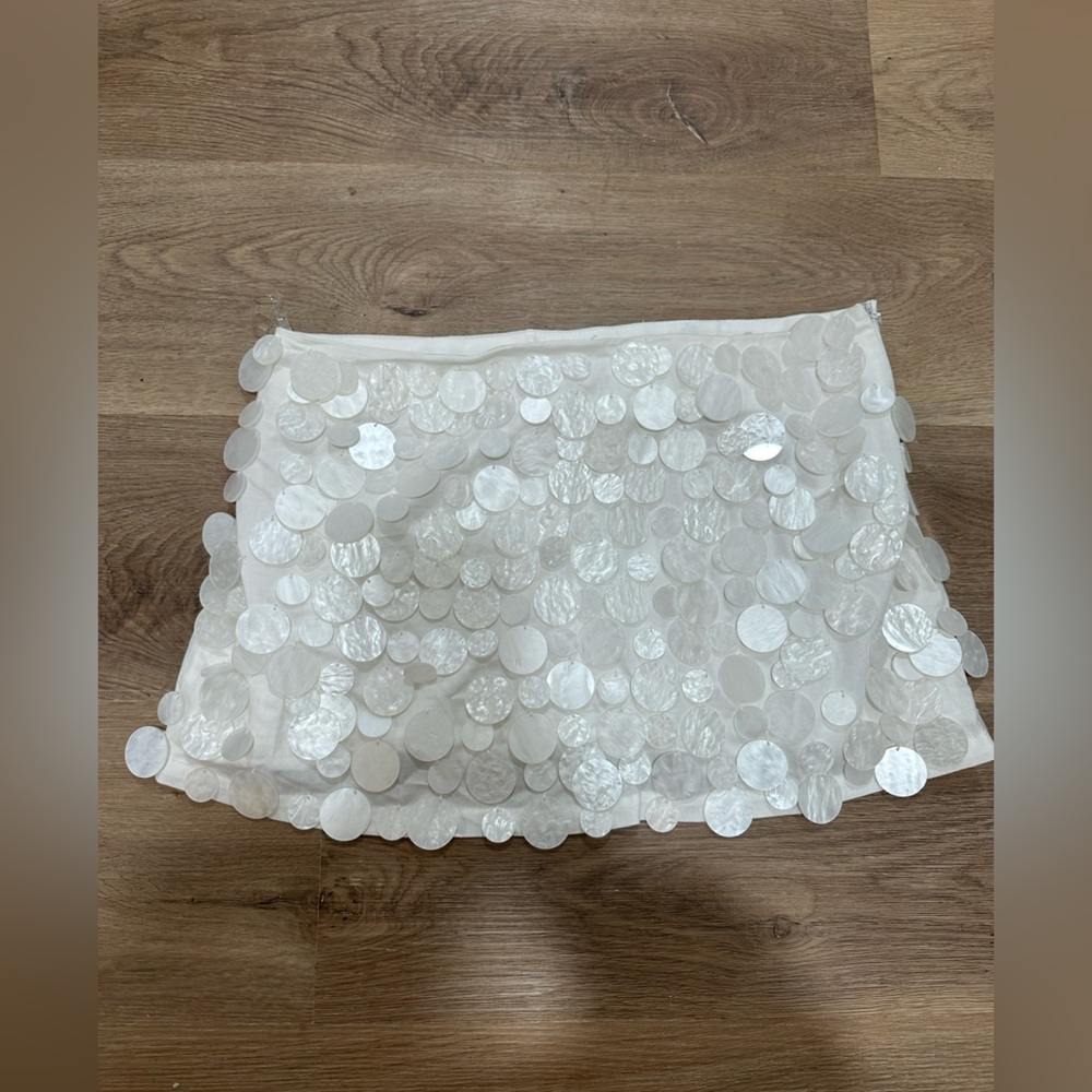 Peppermayo White Fabric Detail